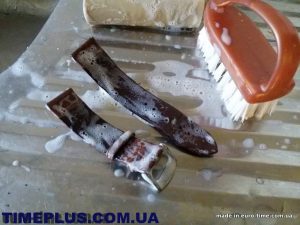 чистка ремешка для часов